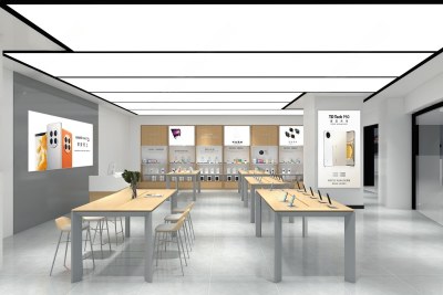 现代华为体验店3D模型下载